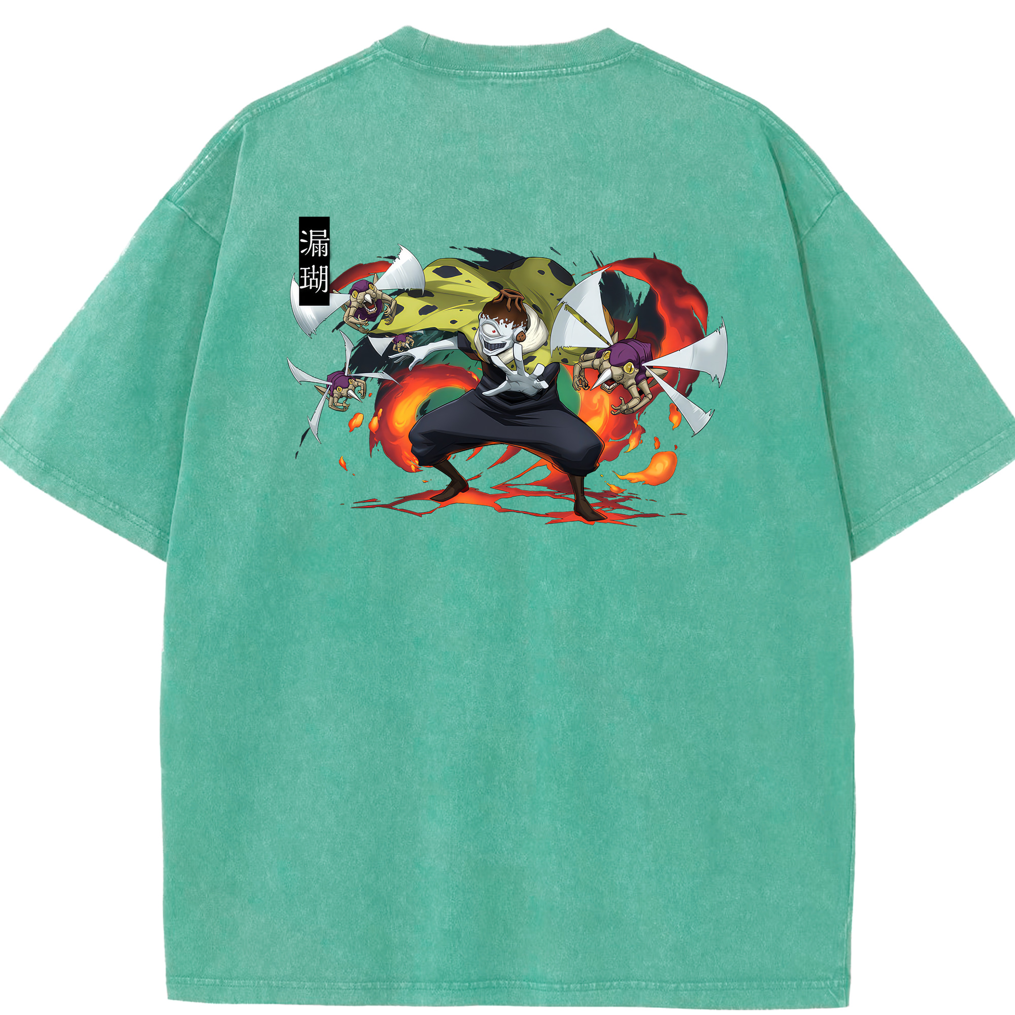 （画像用） 呪術廻戦 Jujutsu Kaisen 綿100% ヴィンテージ風 半袖Tシャツ（背面プリント）